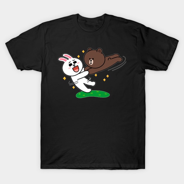 brown and cony T-Shirt by ezzobair